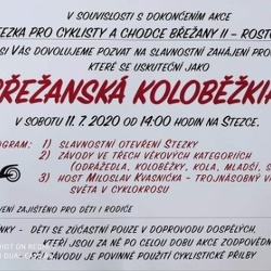 Slavnostní otevření Stezky pro chodce a cyklisty 10.7.2020