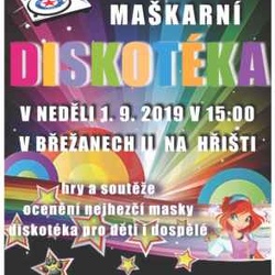 Maškarní diskotéka 1.9.2019