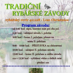 Rybářské závody na Chrástnici 27.4. 2019