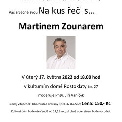 Martin Zounar, 17.5.2022, Rostoklaty