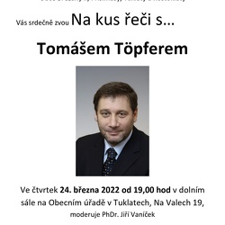 Tomáš Töpfer,24.3.2022, Tuklaty
