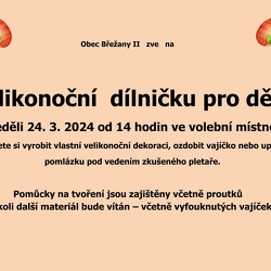 Velikonoční dílnička 24.3.2024