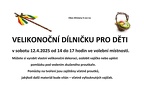Velikonoční dílnička, 12.4.2025